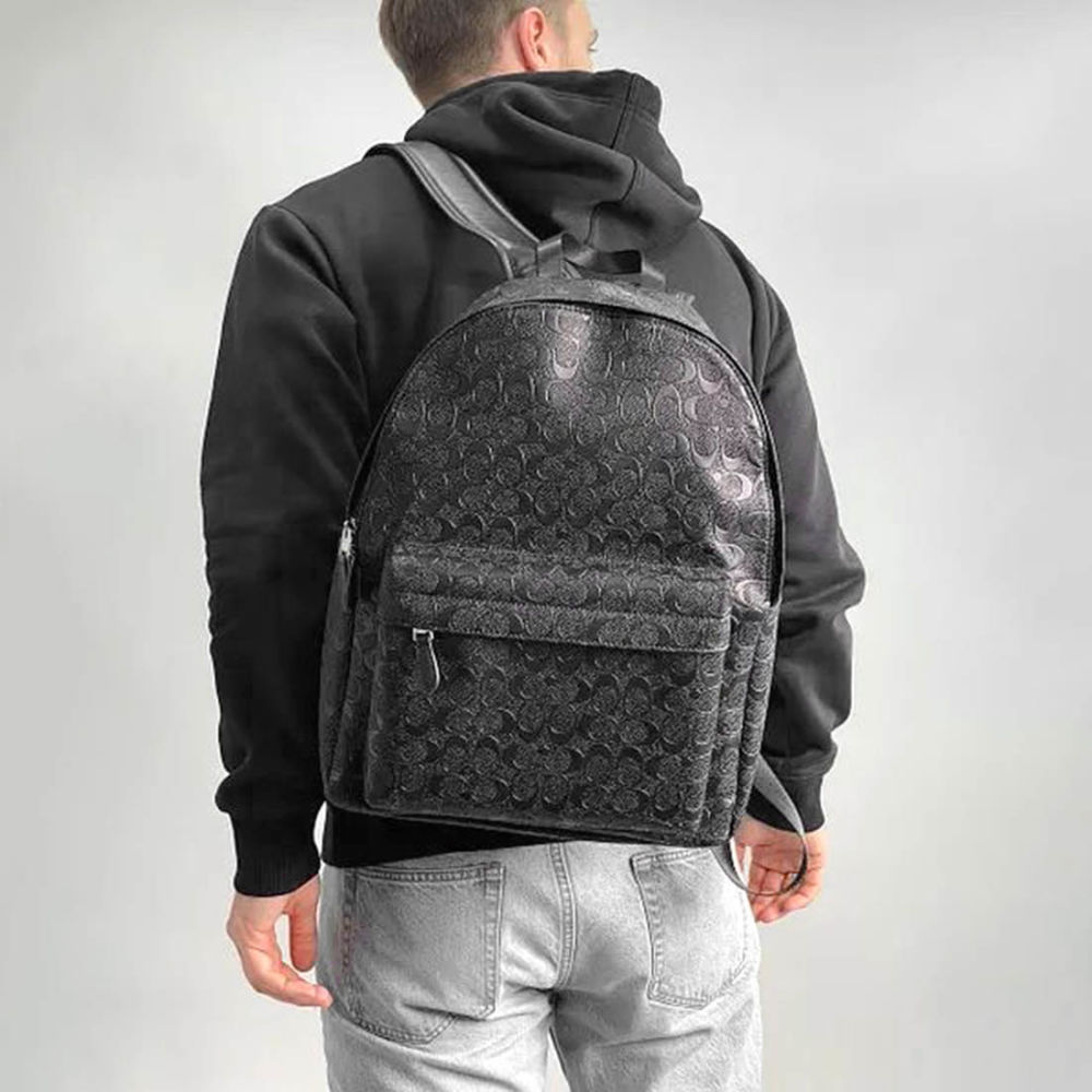Coach Charter Backpack in Signature Leather-1