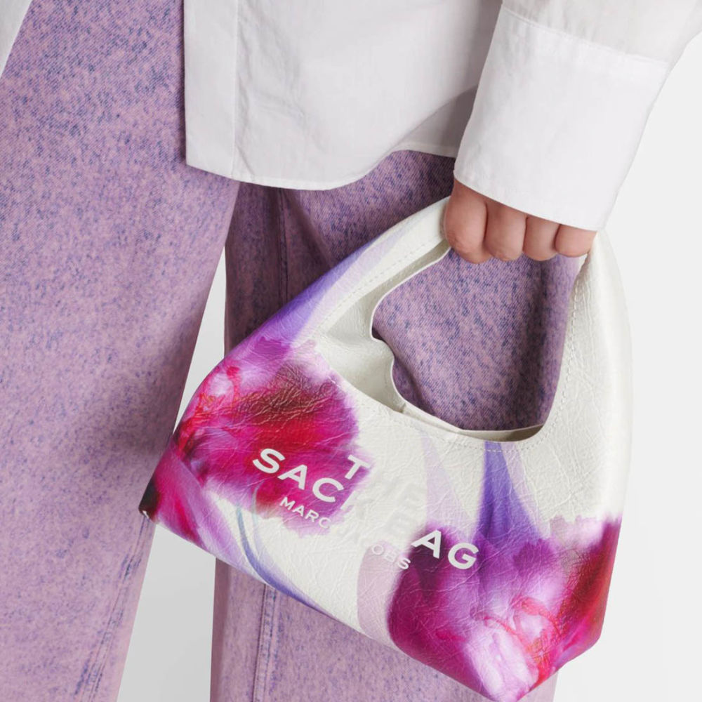 Marc Jacobs The Future Floral Leather Mini Sack Handbag-thumb-4