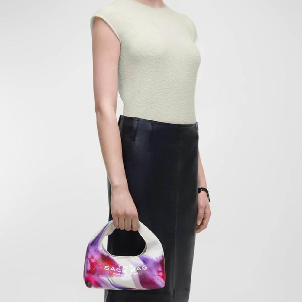 Marc Jacobs The Future Floral Leather Mini Sack Handbag-thumb-5