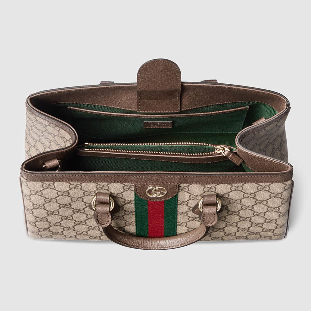 Gucci Ophidia Beige Handbag-thumb-2