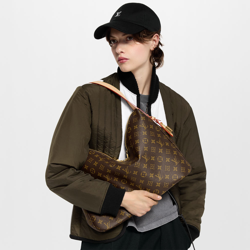 Louis Vuitton Slouchy Brown Tote Bag-4