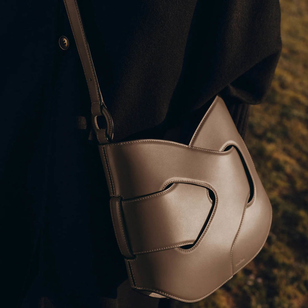 Polene Nodde Beige Hobo Bag-1