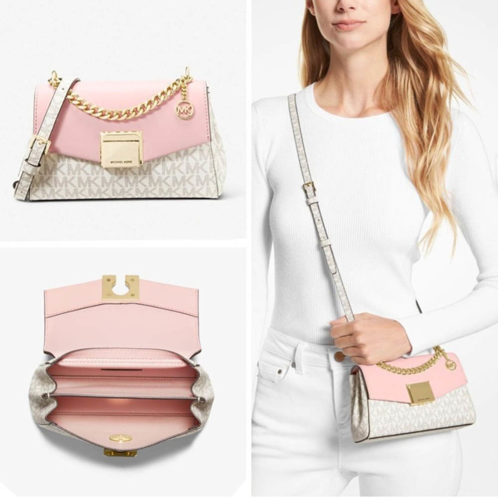 Michael Kors Lita Pink Medium Sling Bag-2