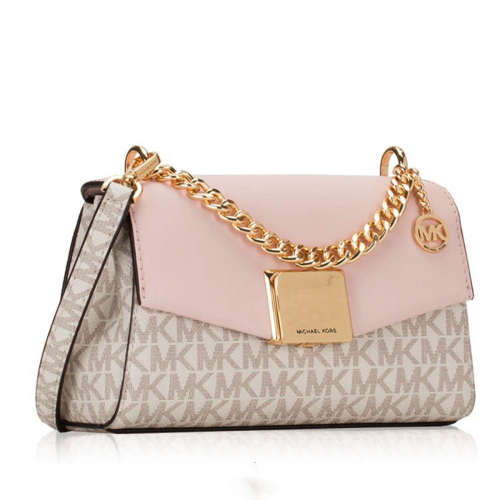 Michael Kors Lita Pink Medium Sling Bag-1