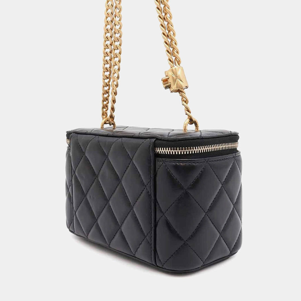 Chanel Vanity Black Sling Bag-1