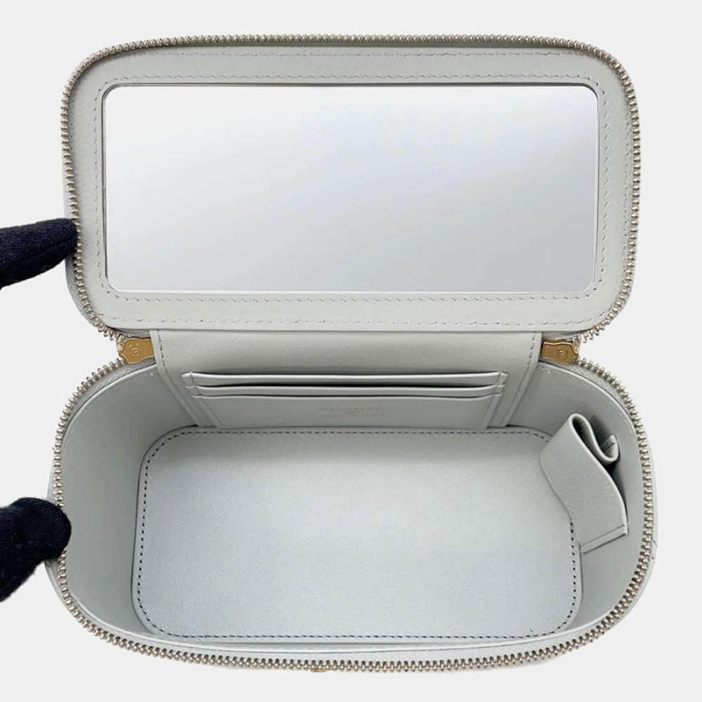 Chanel Vanity White Sling Bag-3