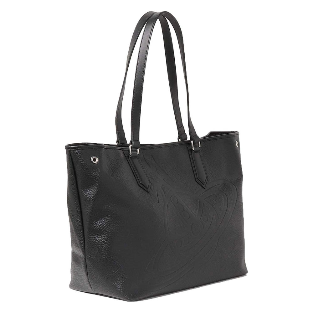 Vivienne Westwood Hamilton Black Tote Bag-1