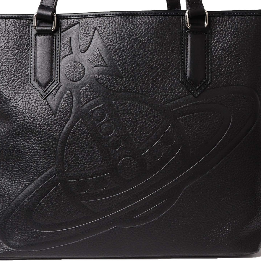 Vivienne Westwood Hamilton Black Tote Bag-5