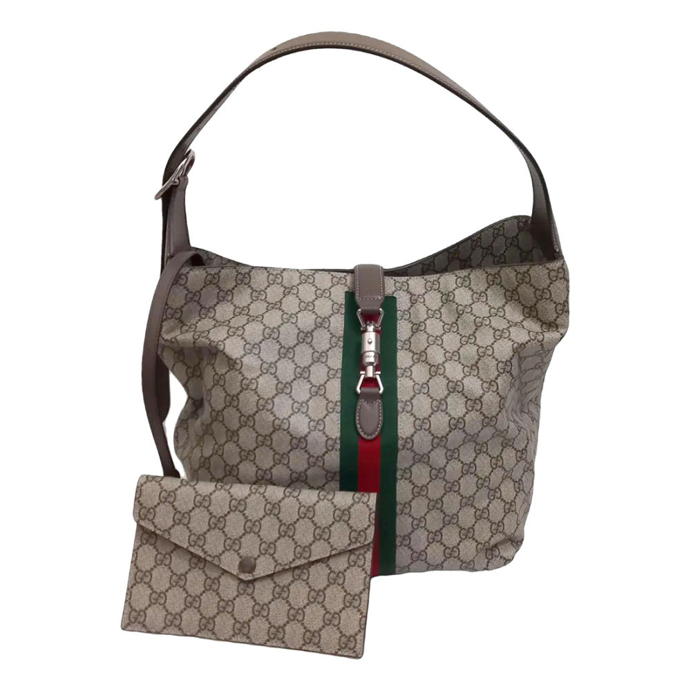 Gucci Jackie Hobo Beige Tote Bag-2