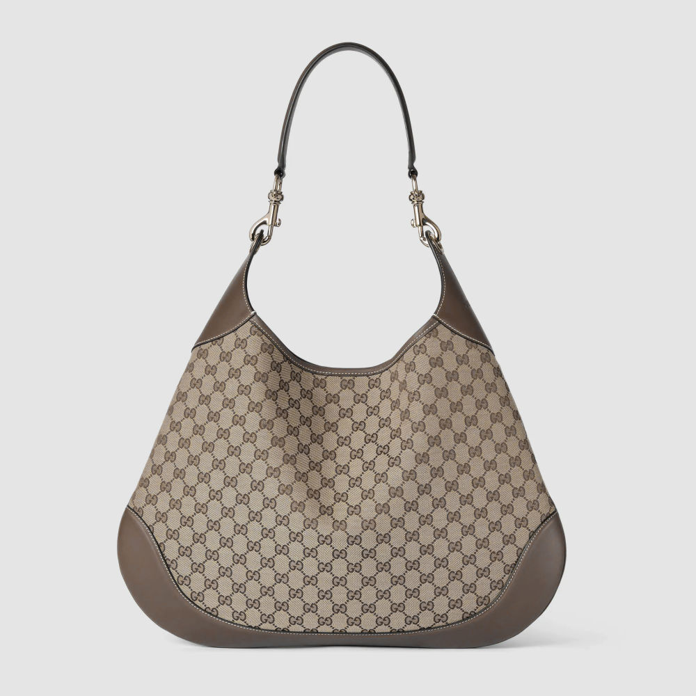 Gucci B Hobo Beige Shoulder Bag-thumb-0