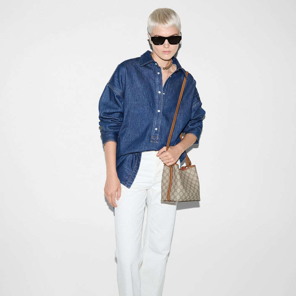 Gucci Emblem Small Tote Bag-7