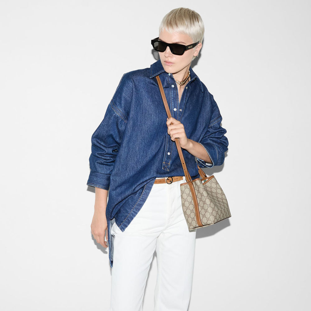 Gucci Emblem Small Tote Bag-6