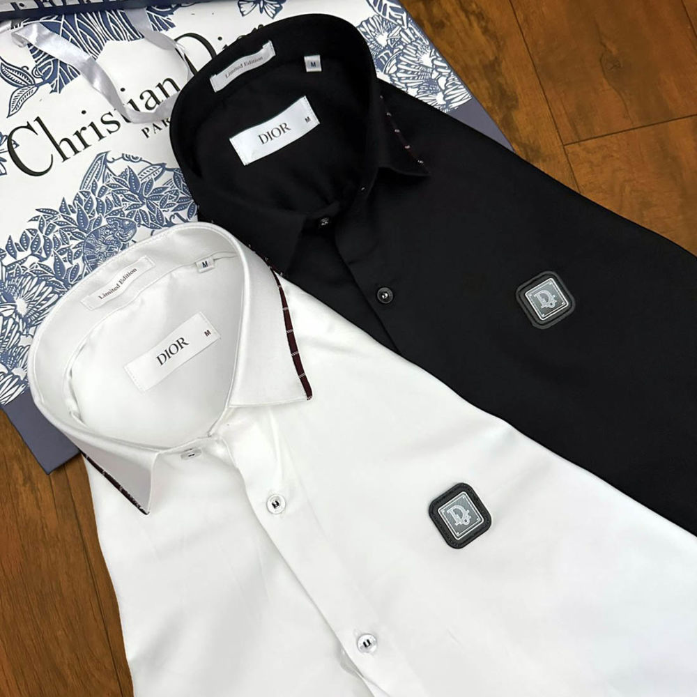 Christian Dior Black Premium Shirt-thumb-3