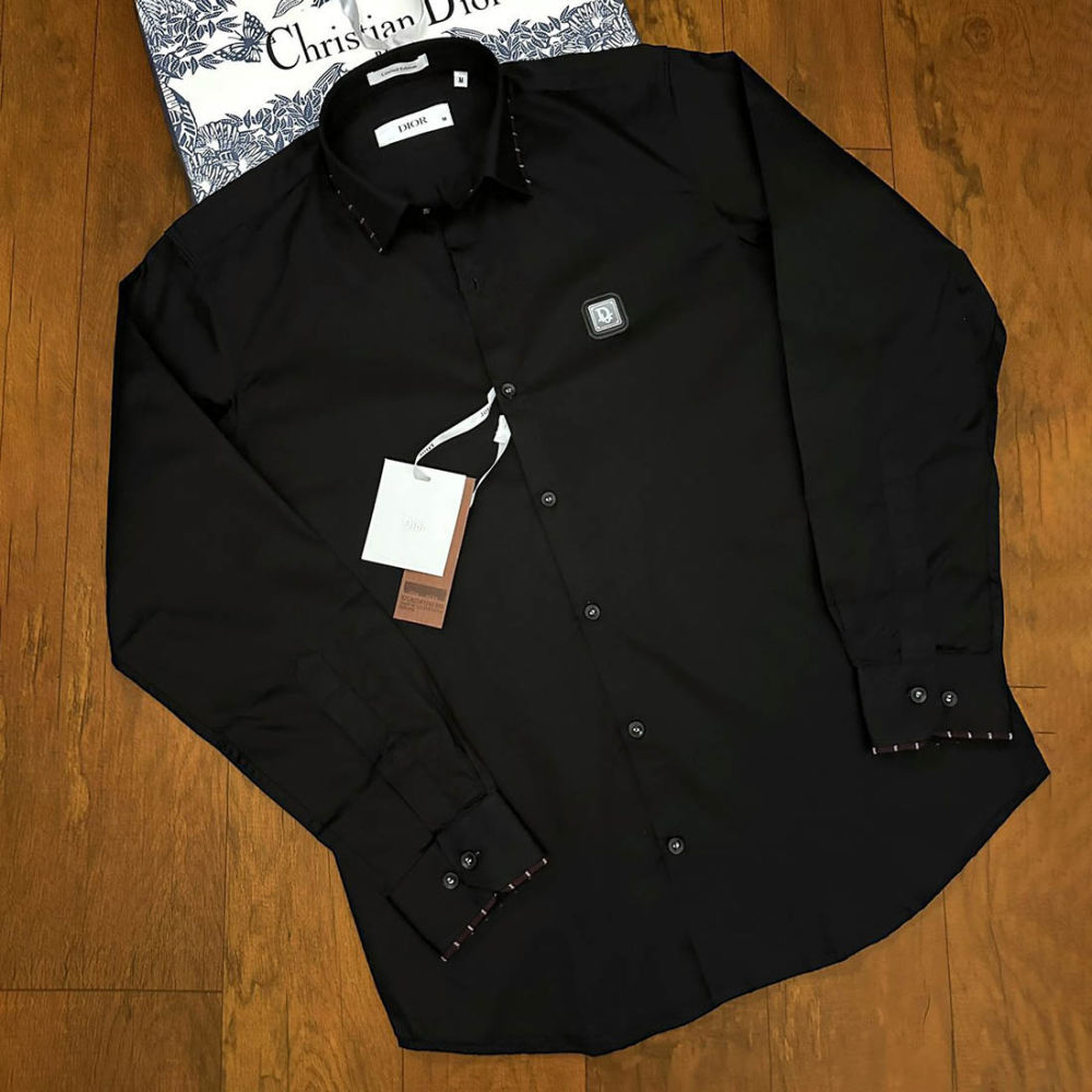 Christian Dior Black Premium Shirt-thumb-5