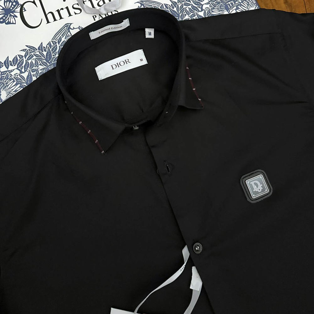 Christian Dior Black Premium Shirt-thumb-6