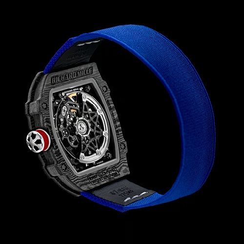 Richard Mille RM 67 RM67-02 Black Dial and Blue Strap Mens Watch-2