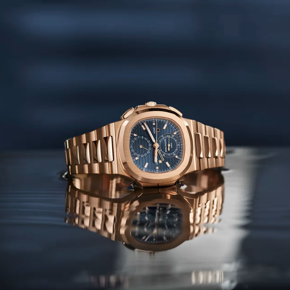 Patek Philippe Nautilus Travel Time Automatic Blue Dial Watch 5990/1R-001-21