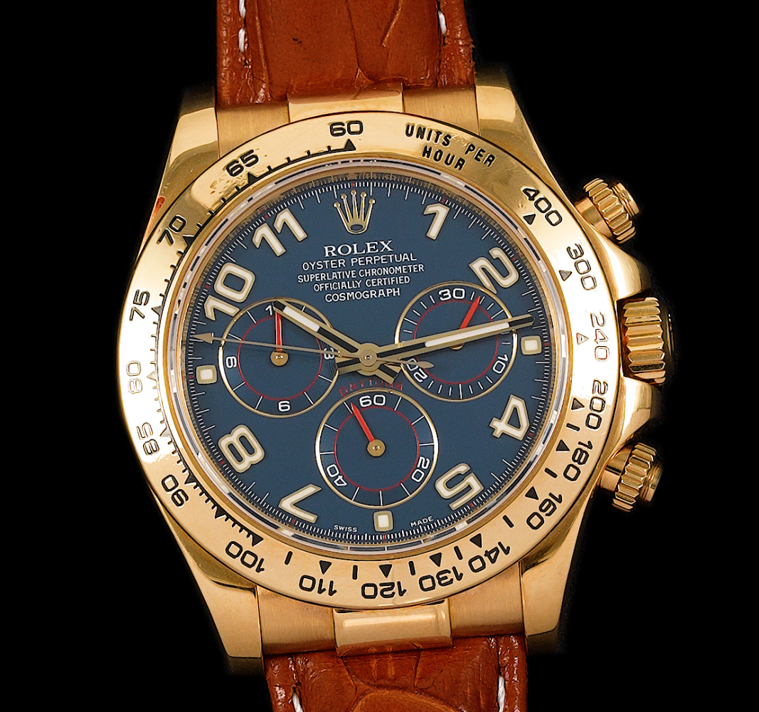Rolex Cosmograph Daytona Blue Dial Sports Watch 116518-2