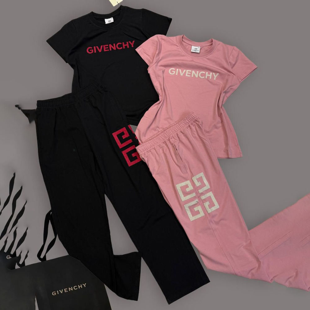 Givenchy Black Premium Co-ord Set-3