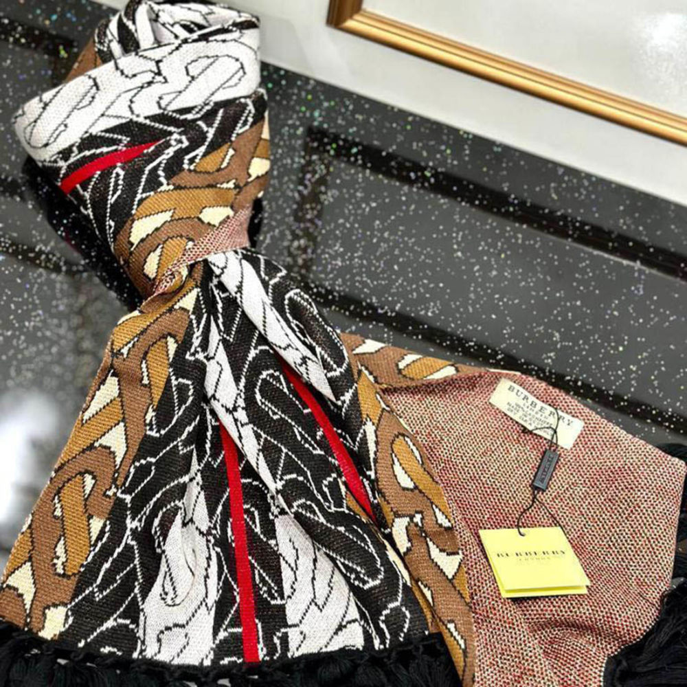 Burberry Designer Multi cashmere Stole-2