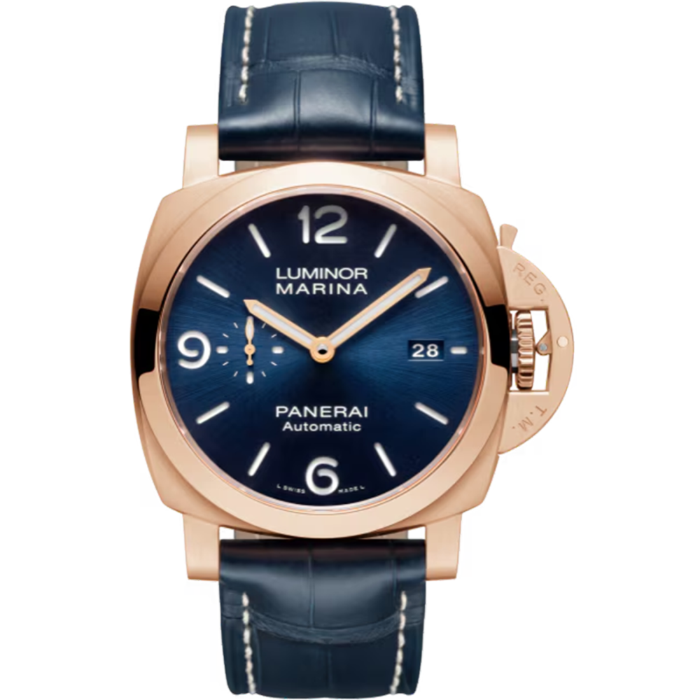 Panerai Luminor Marina Goldtech Sole Blu PAM01112-6