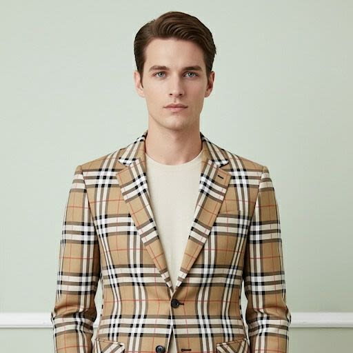 Burberry Imported Brown Premium Quality Blazer-1