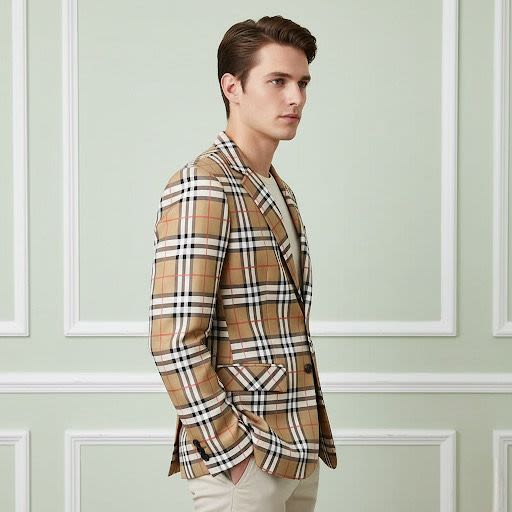 Burberry Imported Brown Premium Quality Blazer-2