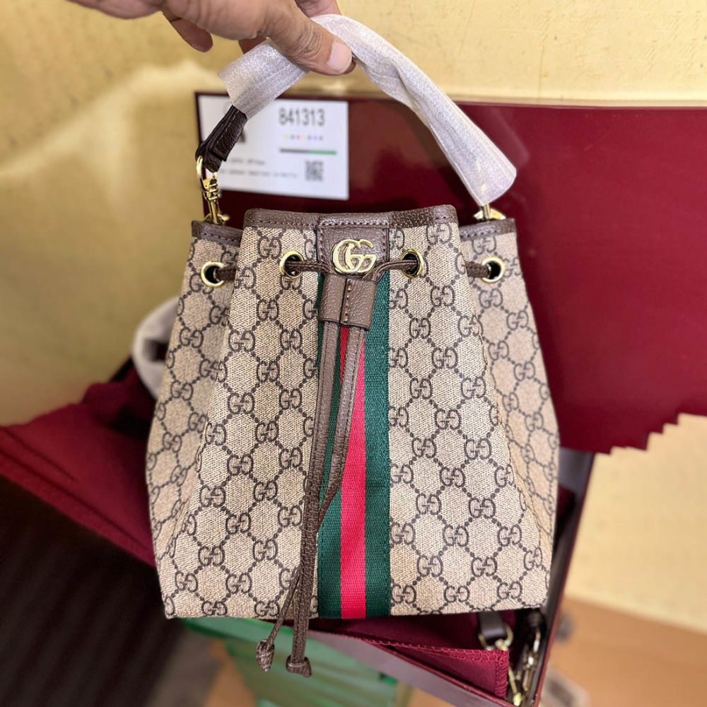 Gucci Ophidia Beige Bucket Bag-3