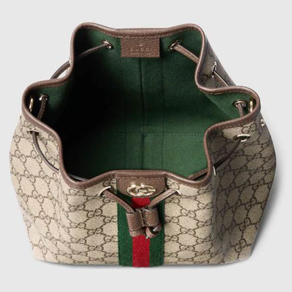 Gucci Ophidia Beige Bucket Bag-1