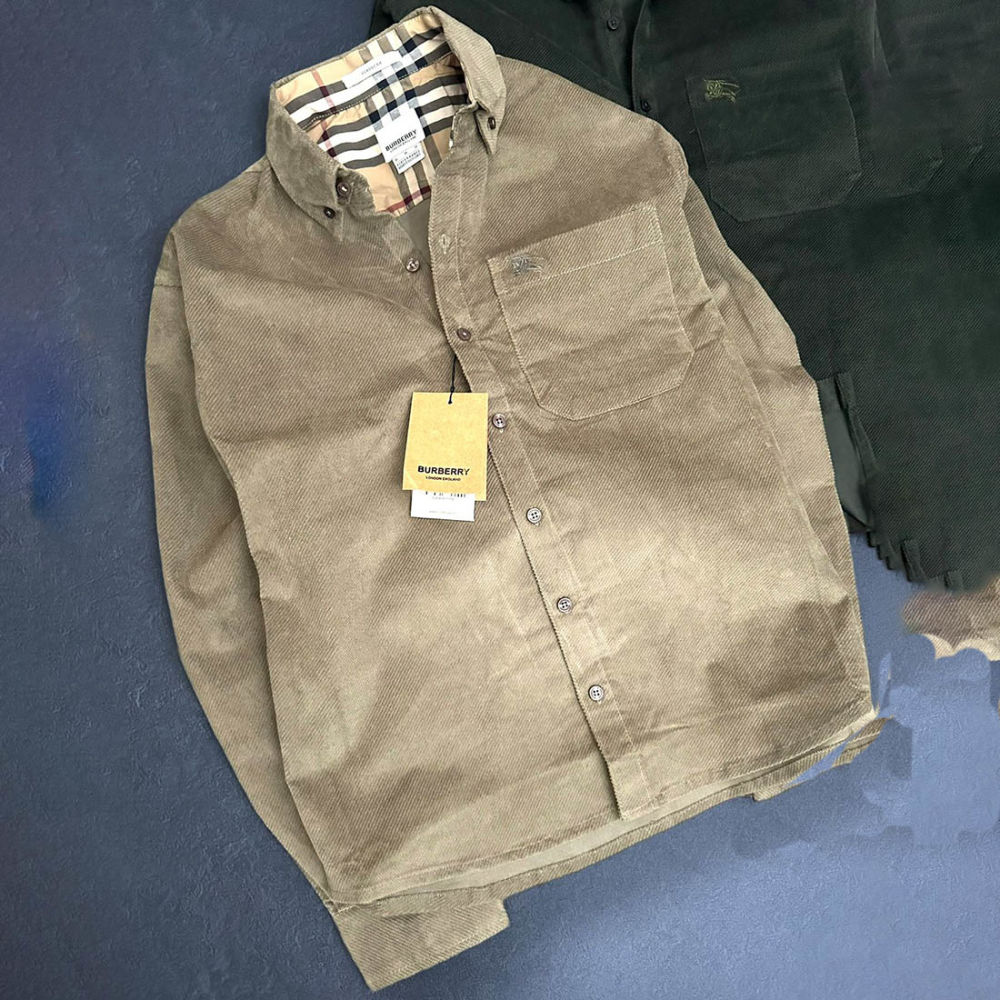 Burberry Brown Premium Quality Shirt-1