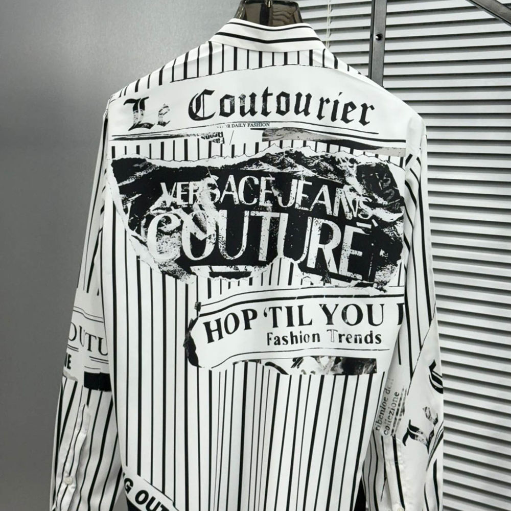 Versace White Premium Cotton Shirt-2