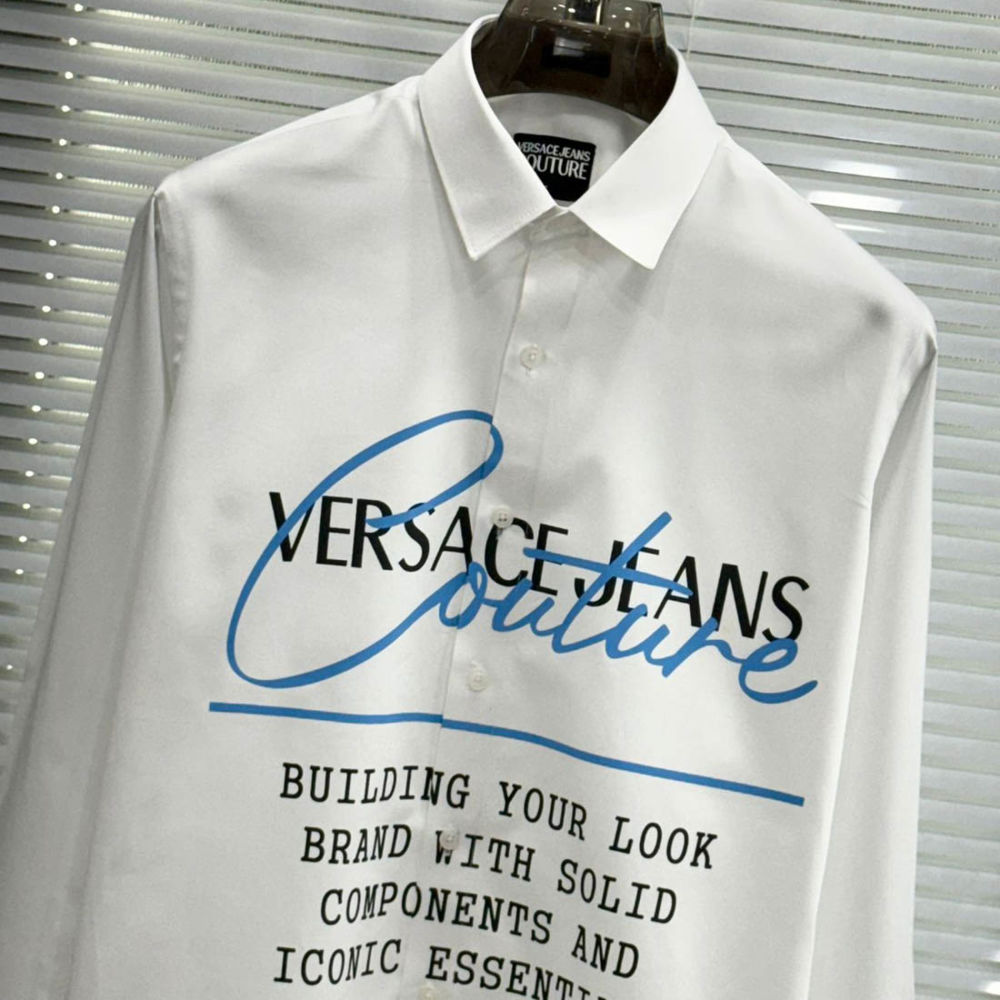 Versace White Premium Cotton Shirt-thumb-2