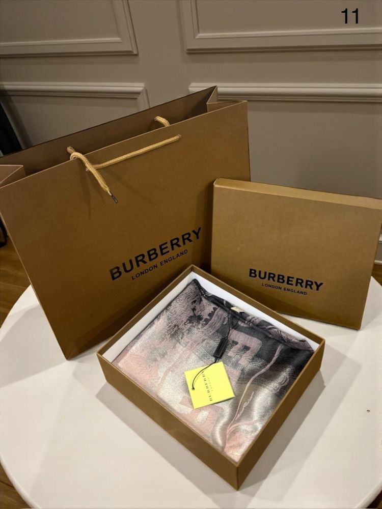 Burberry Cashmere Beige Woollen Stole-1