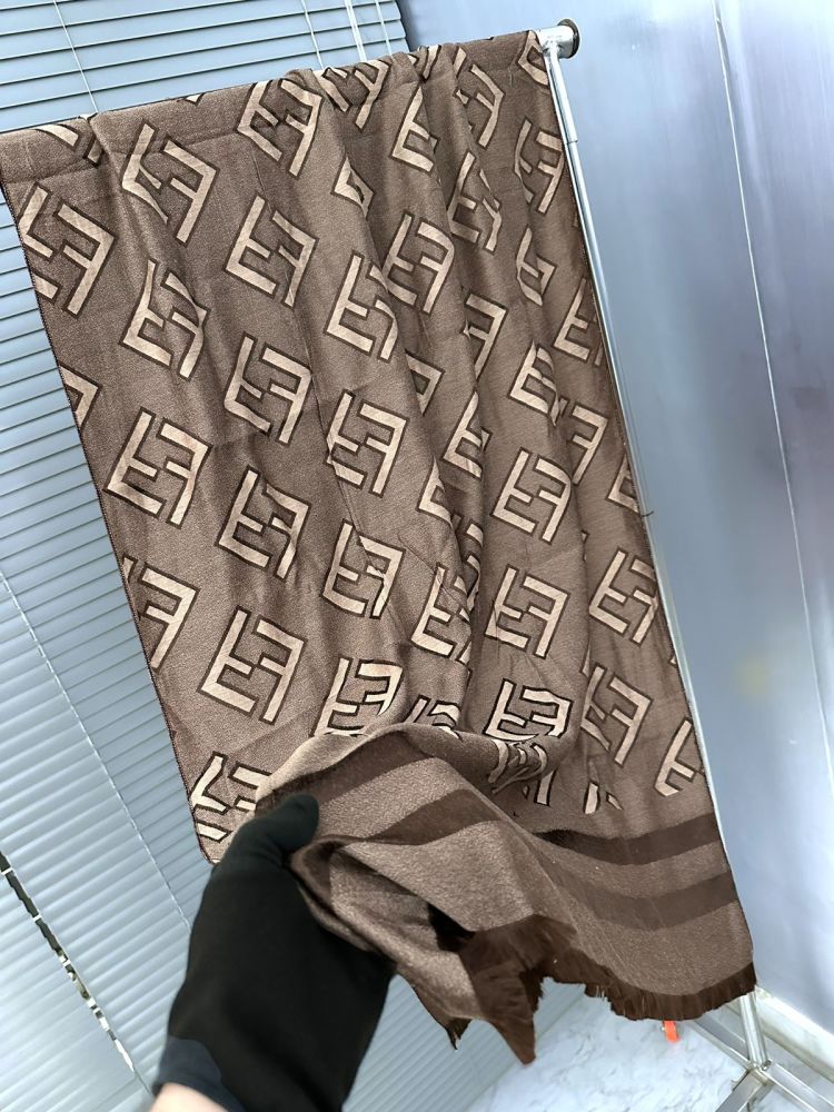 Fendi Brown Premium Quality Stole-1