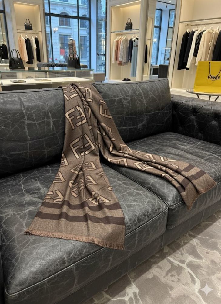 Fendi Brown Premium Quality Stole-2