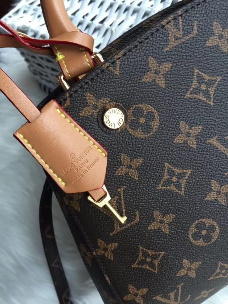 Louis Vuitton Montaigne Brown Handbag-2