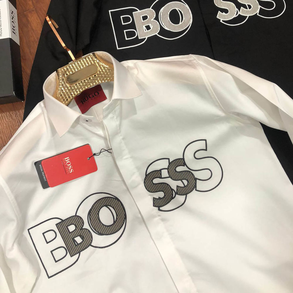 Hugo Boss White Premium Quality Shirt-1