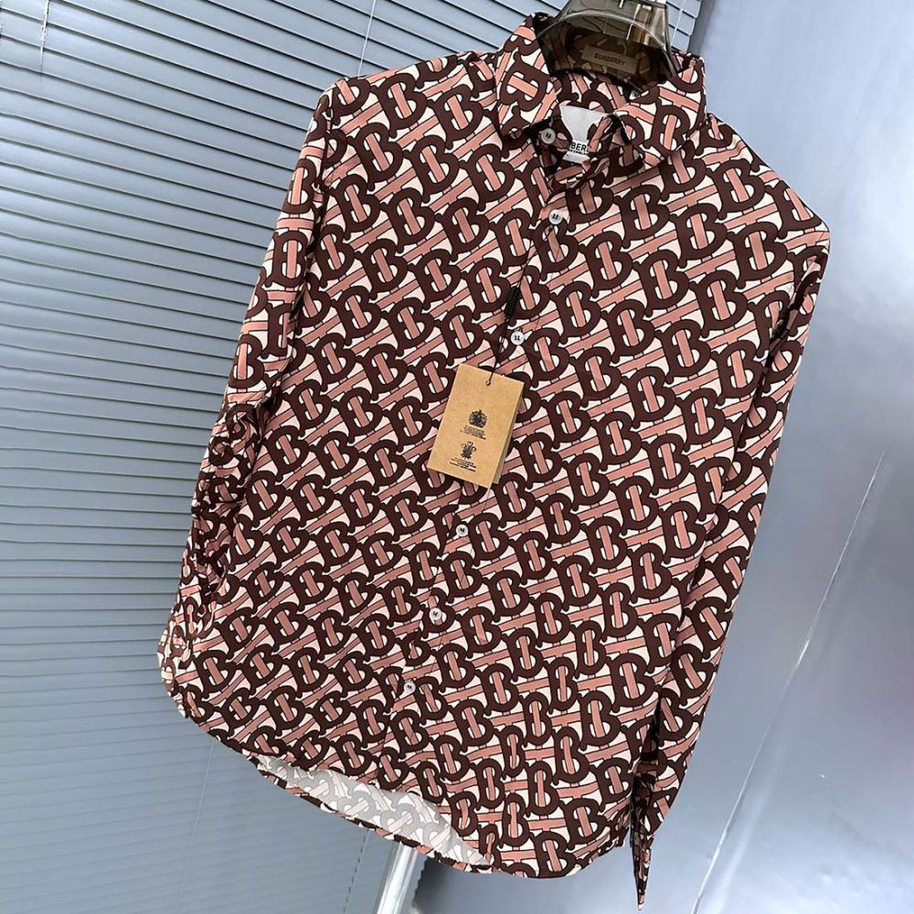 Burberry Brown Premium Quality Shirt-1