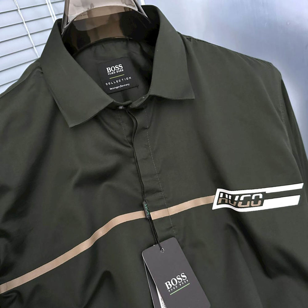 Hugo Boss Green Premium Quality Shirt-2