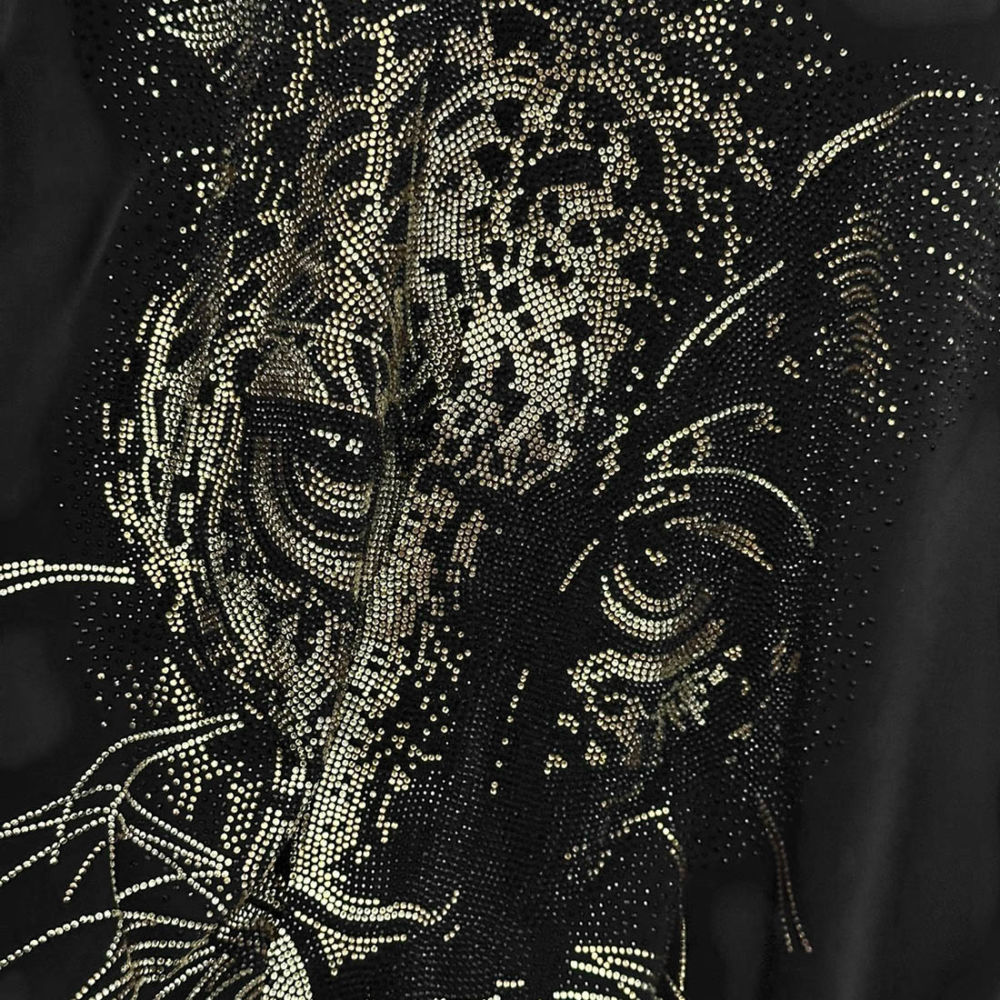 Gucci Leopard Print Black Premium Quality Cotton Shirt-2