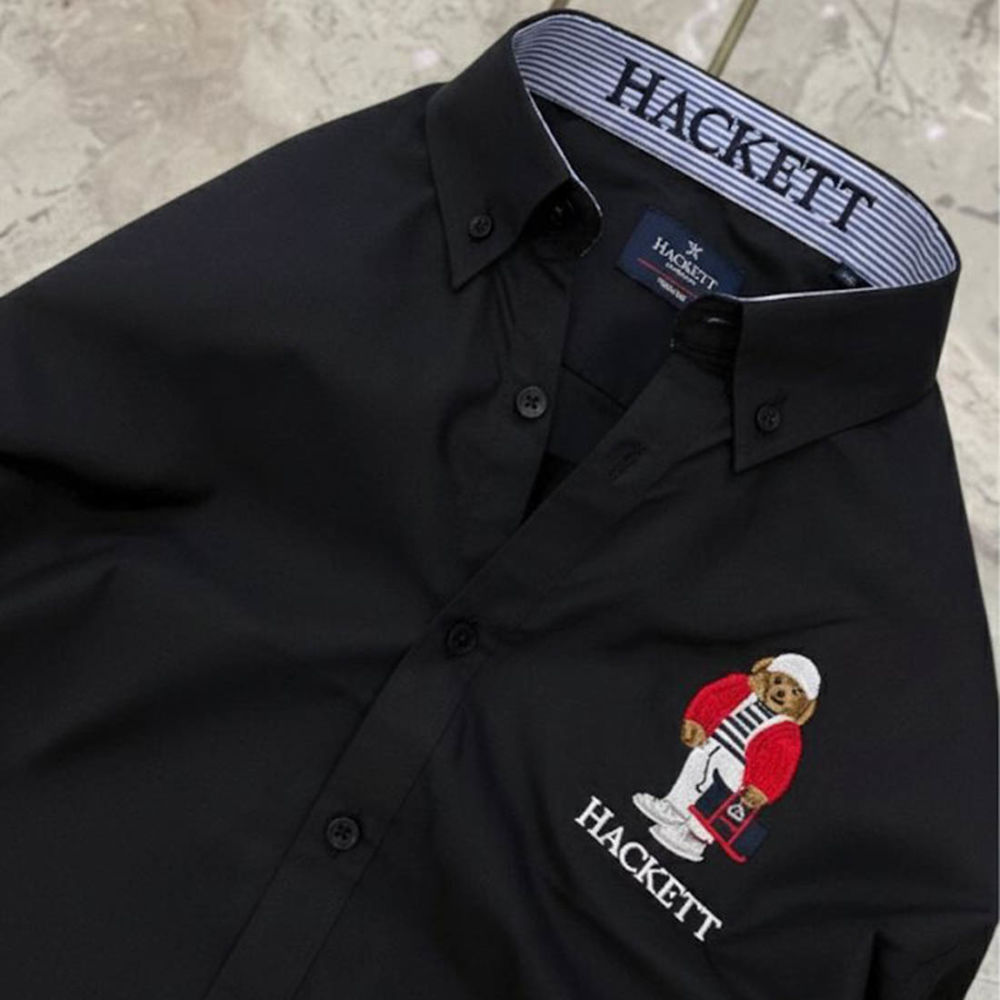 Hackett Black Premium Quality Shirt-1