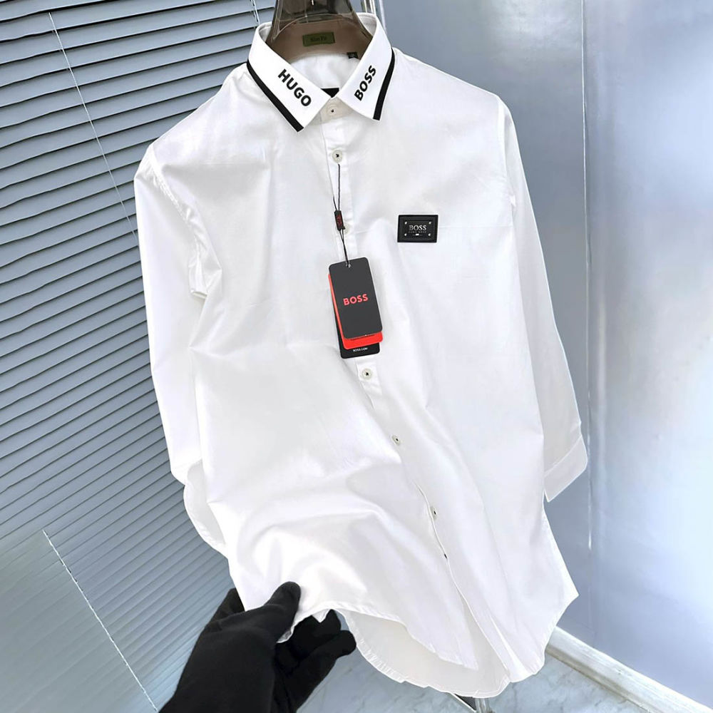 Hugo Boss White Premium Quality Shirt-1