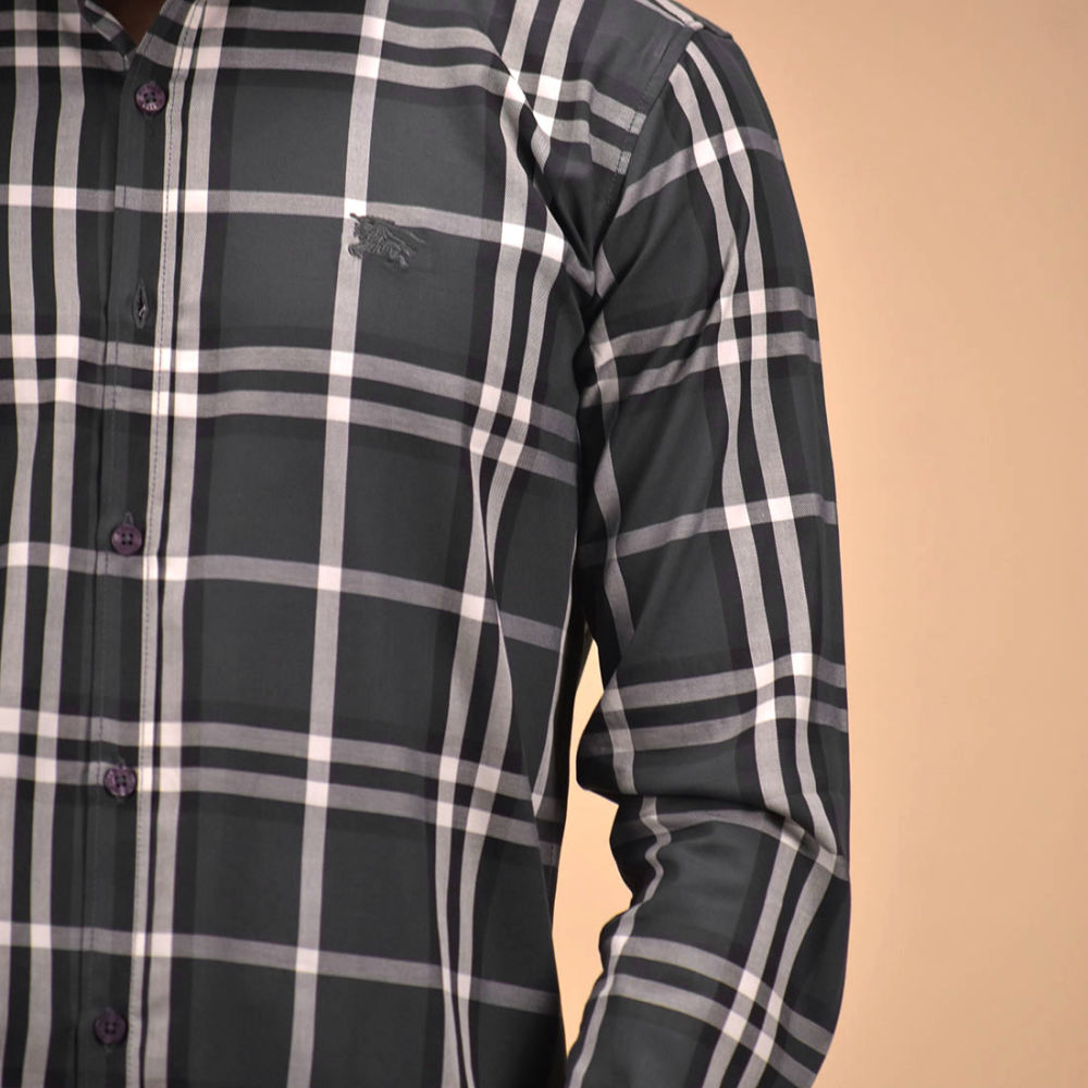Burberry Black Premium Quality Shirt-4