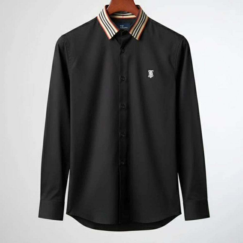 Burberry Black Premium Quality Shirt-1
