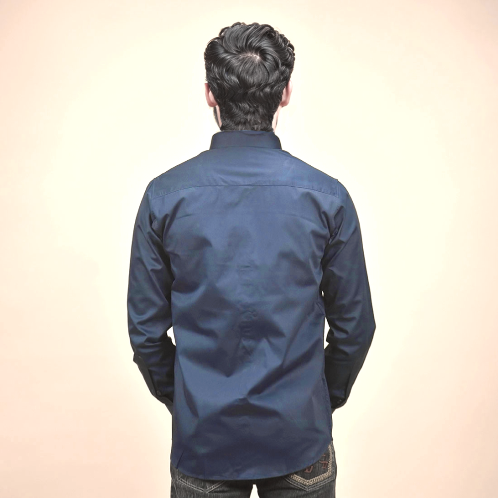 Louis Vuitton Blue Premium Quality Shirt-3