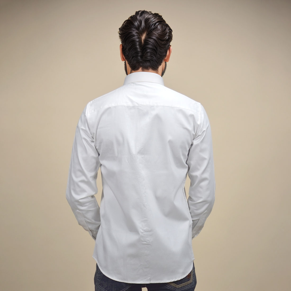 Prada Re-Nylon White Premium Luxury Shirt-thumb-3