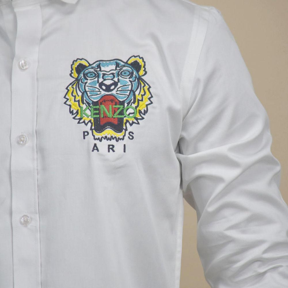 Kenzo White Premium Quality Shirt-4