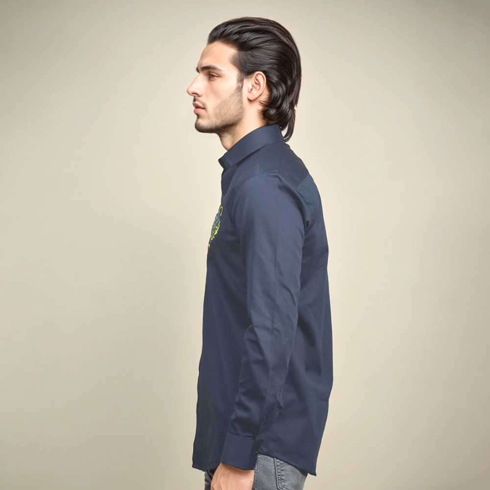 Kenzo Blue Premium Quality Shirt-2