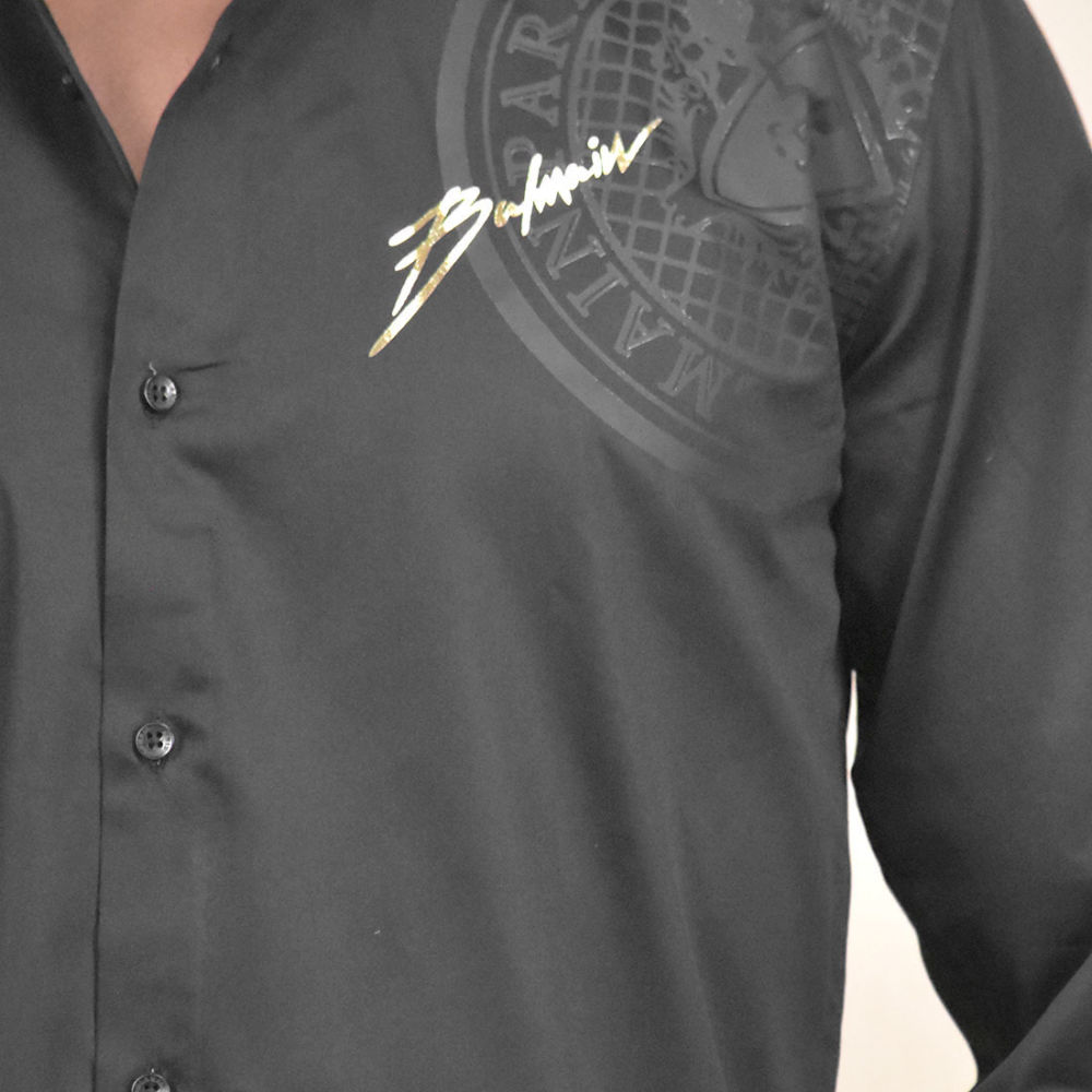 Balmain Black Premium Quality Shirt-4