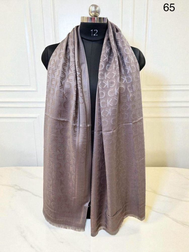 Calvin Klein Cashmere Grey Premium Quality Reversible Stole-1